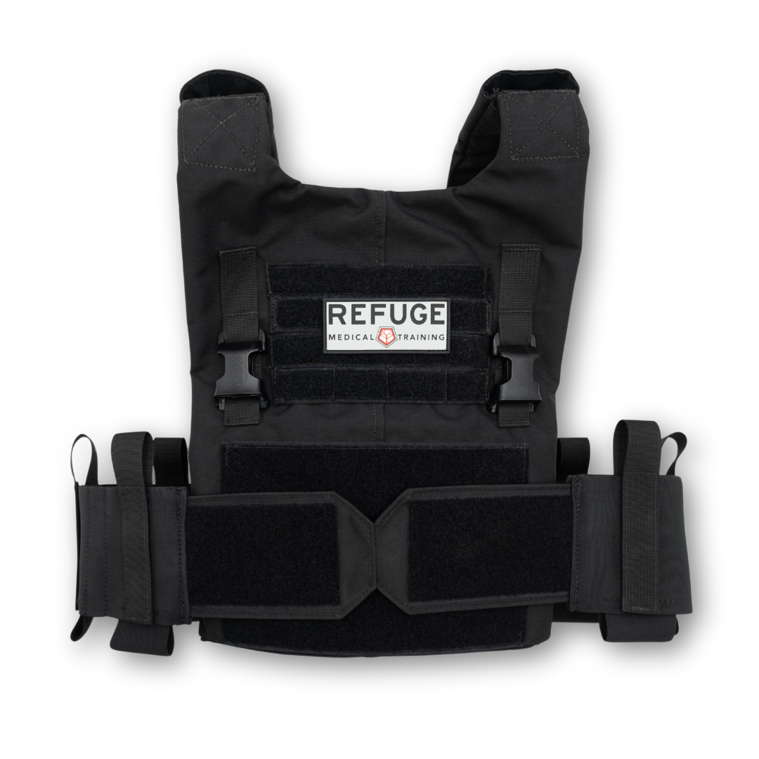 Tactical Plate Carrier Vest - Military & Law Enforcement Body Armor for Combat, Training & Outdoor Survival | The Refuge Plate Carrier