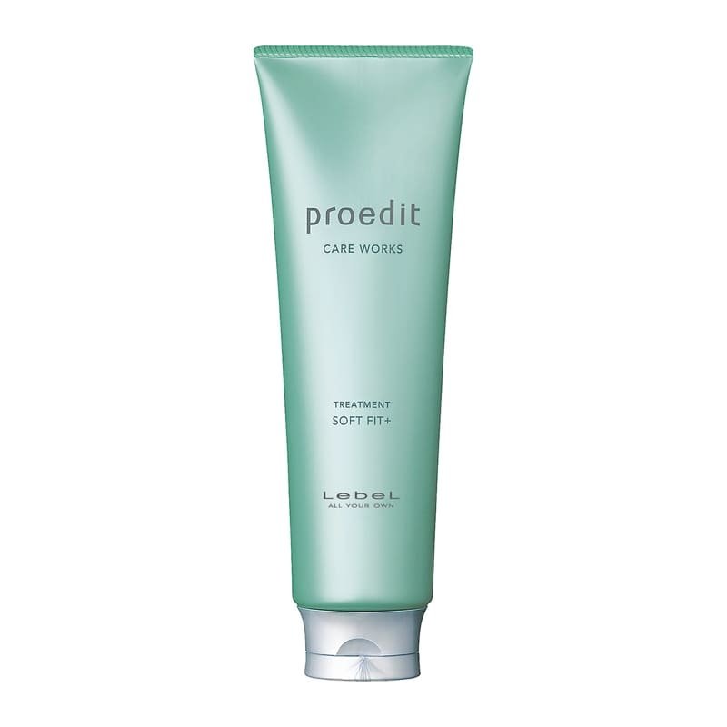 Lebel Proedit Care Works Hair Treatment Soft Fit Plus 250ml - Professional Hair Repair for Damaged & Dry Hair - Perfect for Salon & Home Use