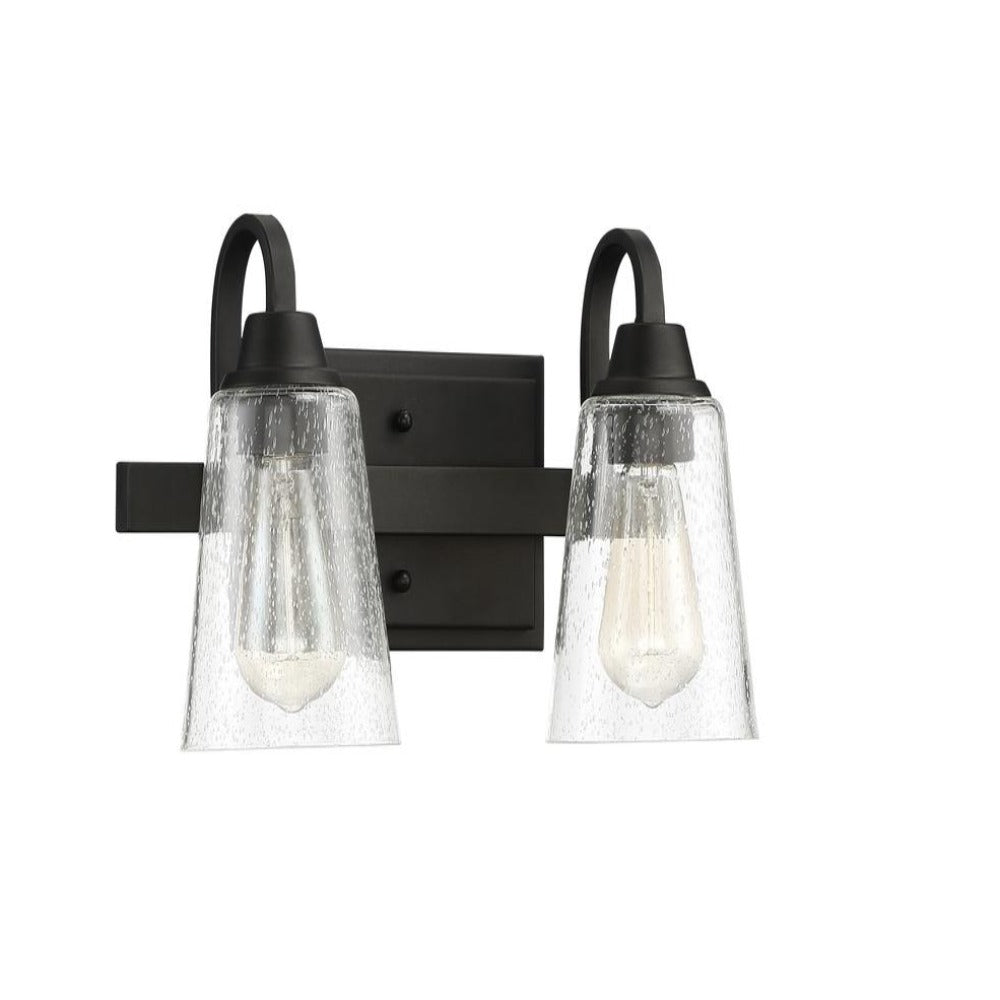 Venice 2-Light Bathroom Vanity Light Fixture - Elegant Wall Sconce for Makeup Mirror & Dressing Area Lighting