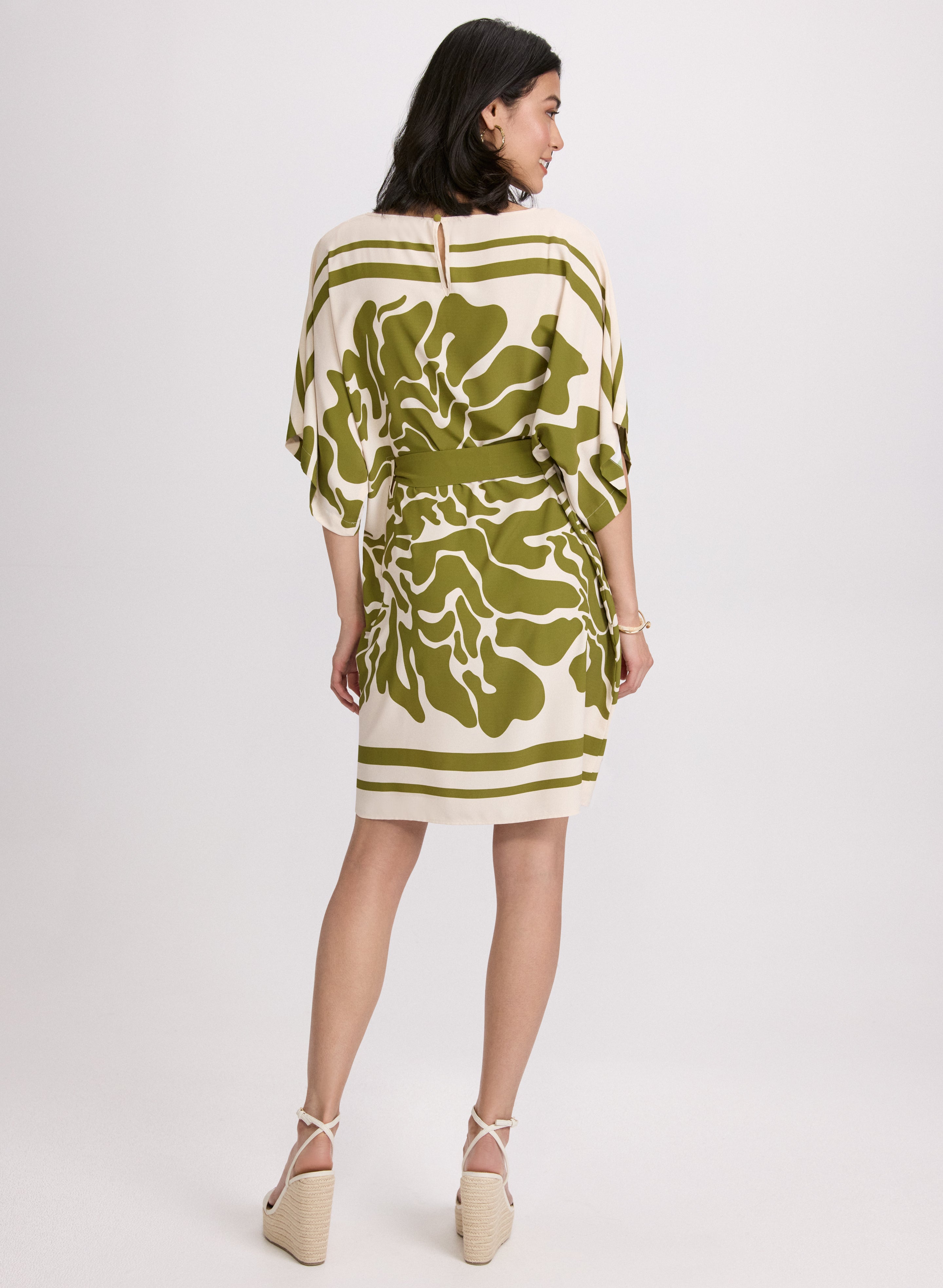 Stylish Abstract Print Dress for Women - Trendy Floral Pattern Maxi Dress for Casual Outings, Parties & Summer Vacations