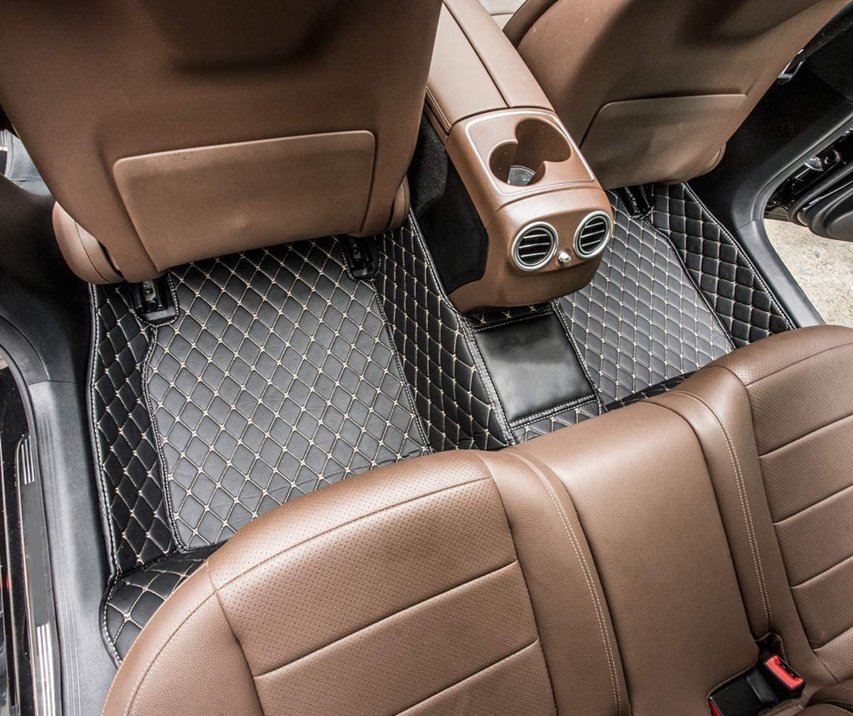 Custom Handmade Personalized Car Floor Mats - Premium Black & Beige Options | Perfect for SUVs, Sedans & Trucks | Durable & Stylish Interior Upgrade