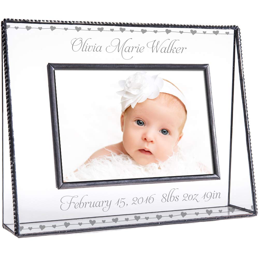 Personalized Baby Keepsake Frame 4x6 for New Parents - Nursery Decor & Gift Idea