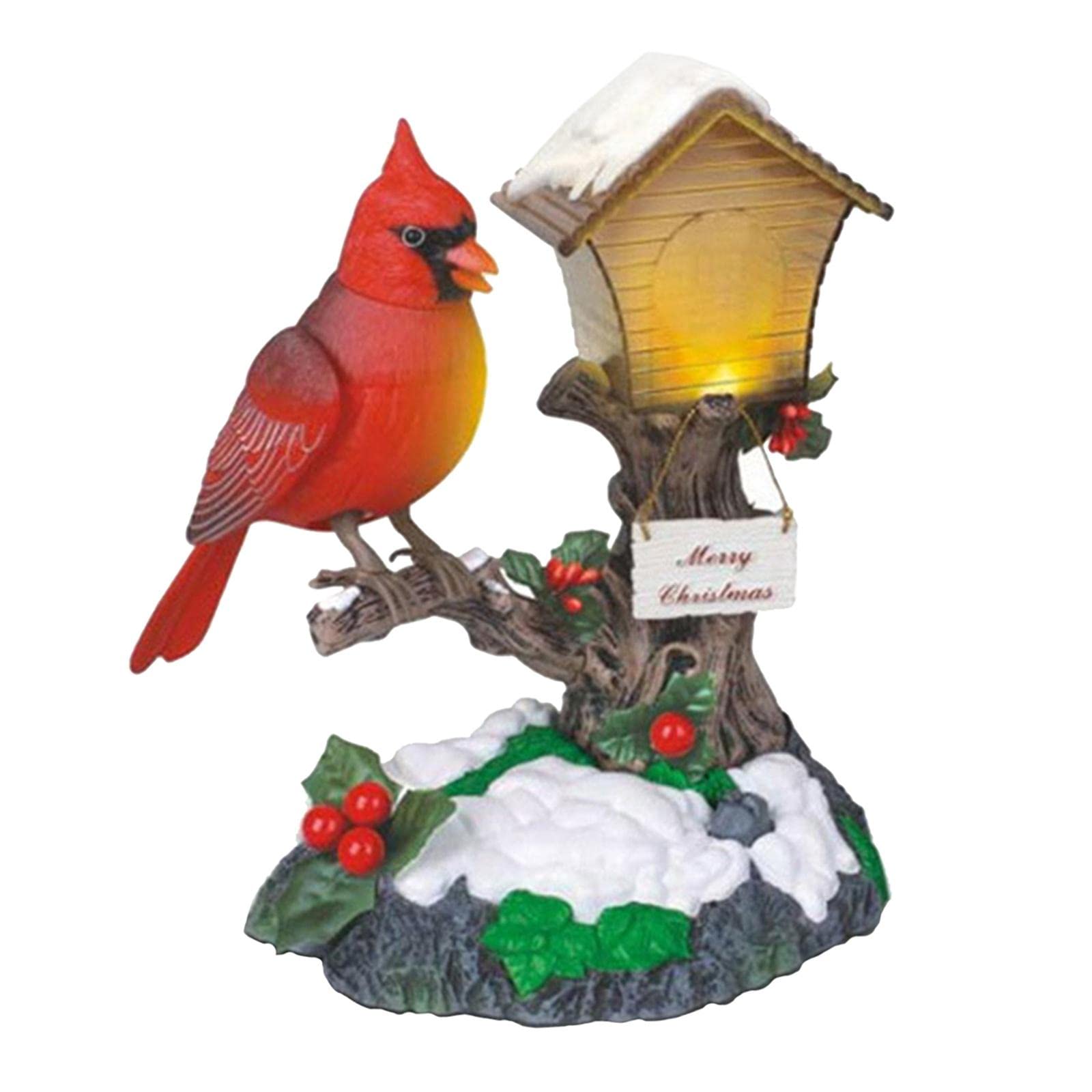 Fancyes Interactive Parrot Toy with Voice Control - Realistic Chirping Sounds - Perfect Gift for Bird Lovers | Fun Training & Entertainment for Pet Birds