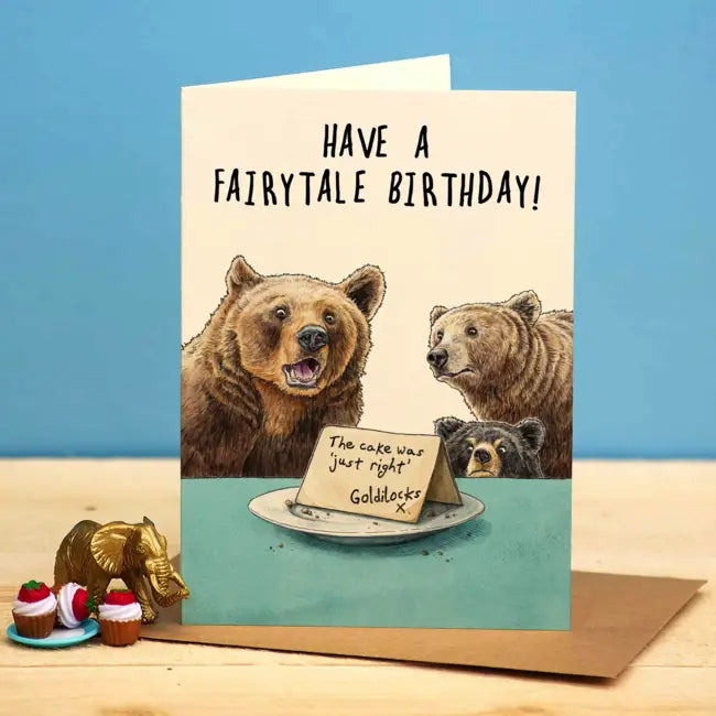 Bewilderbeest Greeting Card - Enchanted Fairytale Birthday Card for Kids & Adults - Perfect for Birthday Wishes, Party Invitations & Special Occasions
