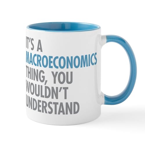 White/Blue Inside - Macroeconomics Thing Mugs