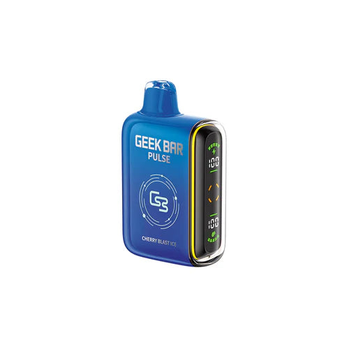 Geek Bar Pulse Cherry Blast Ice Disposable Vape - Refreshing Cherry Flavor with Cooling Menthol - Perfect for On-the-Go Vaping & Social Relaxation