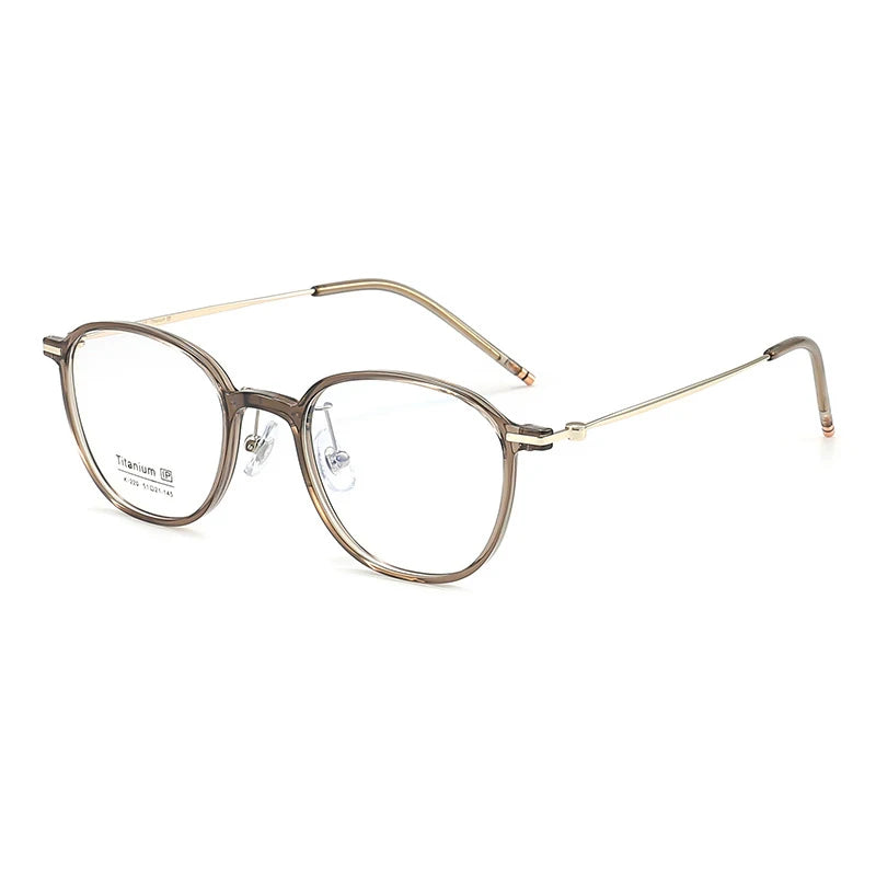 Bclear Women's Full Rim Oval TR90 Titanium Eyeglasses Frame B220 - Lightweight Comfortable Glasses for Work, Reading & Everyday Use
