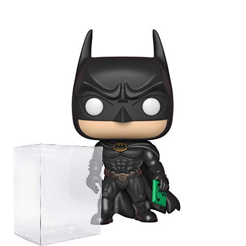 Batman 80th Anniversary Funko Pop! (1995 Version) with Collector Case - Compatible Pop Box Protector | Perfect for Display, Storage & Gifting for DC Comics Fans