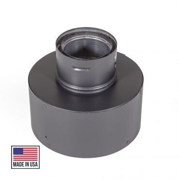 Duravent 3 PelletVent Pro Chimney Adapter for Wood Stove - Compatible with 3PVP X6, 3PVP X7, 3PVP X8 Models - Perfect for Home Heating & Fireplace Installation