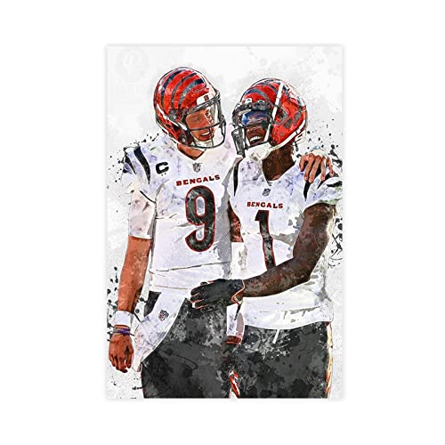 Joe Burrow Ja'Marr Chase Poster