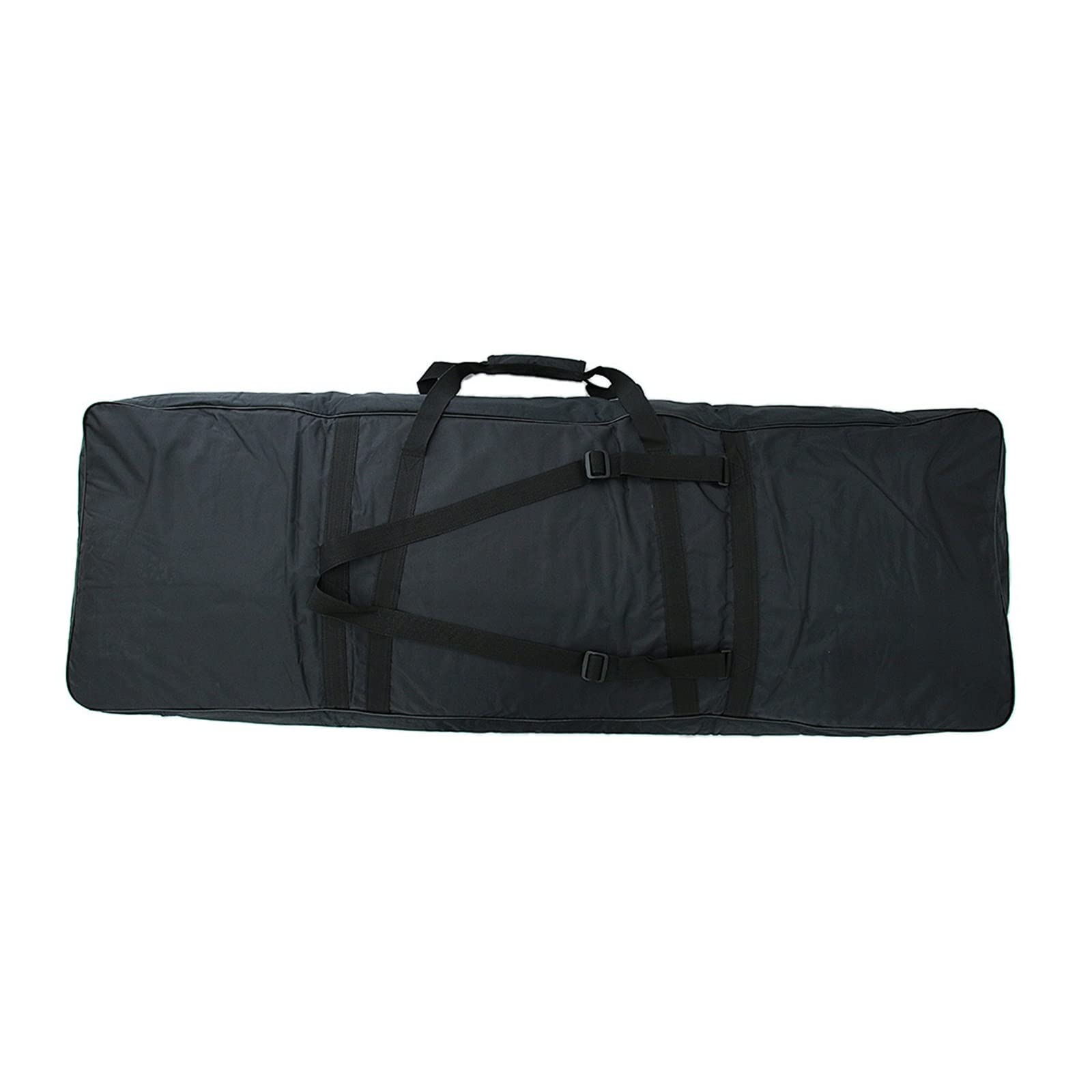 VSOLS Professional 88-Key Digital Piano Carrying Case - Heavy Duty Padded Keyboard Bag for Electric Pianos (Black) - Perfect for Gigging Musicians, Studio Sessions & Travel Protection