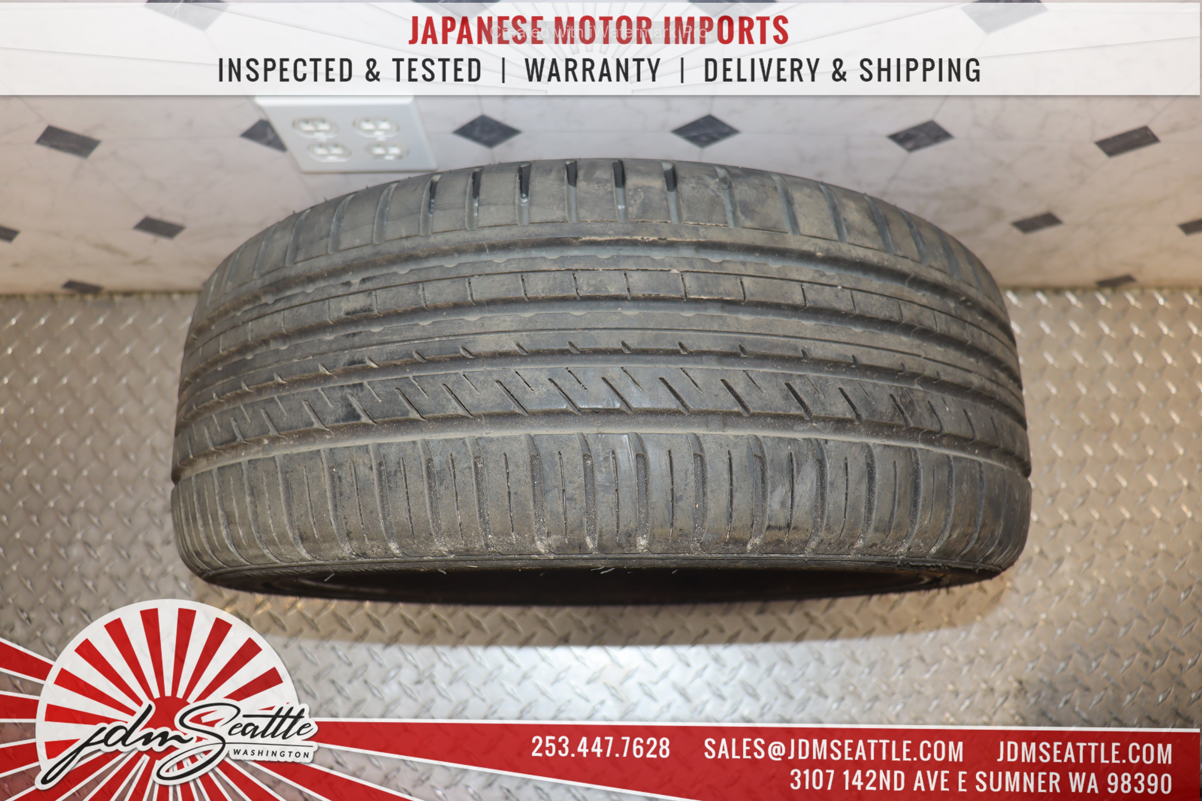 JDM WORK EMOTION XD9 Wheels 17x7 +53 4x114.3 - Set of 4 205/45ZR17 Performance Rims for Drifting, Track Racing & Street Tuning