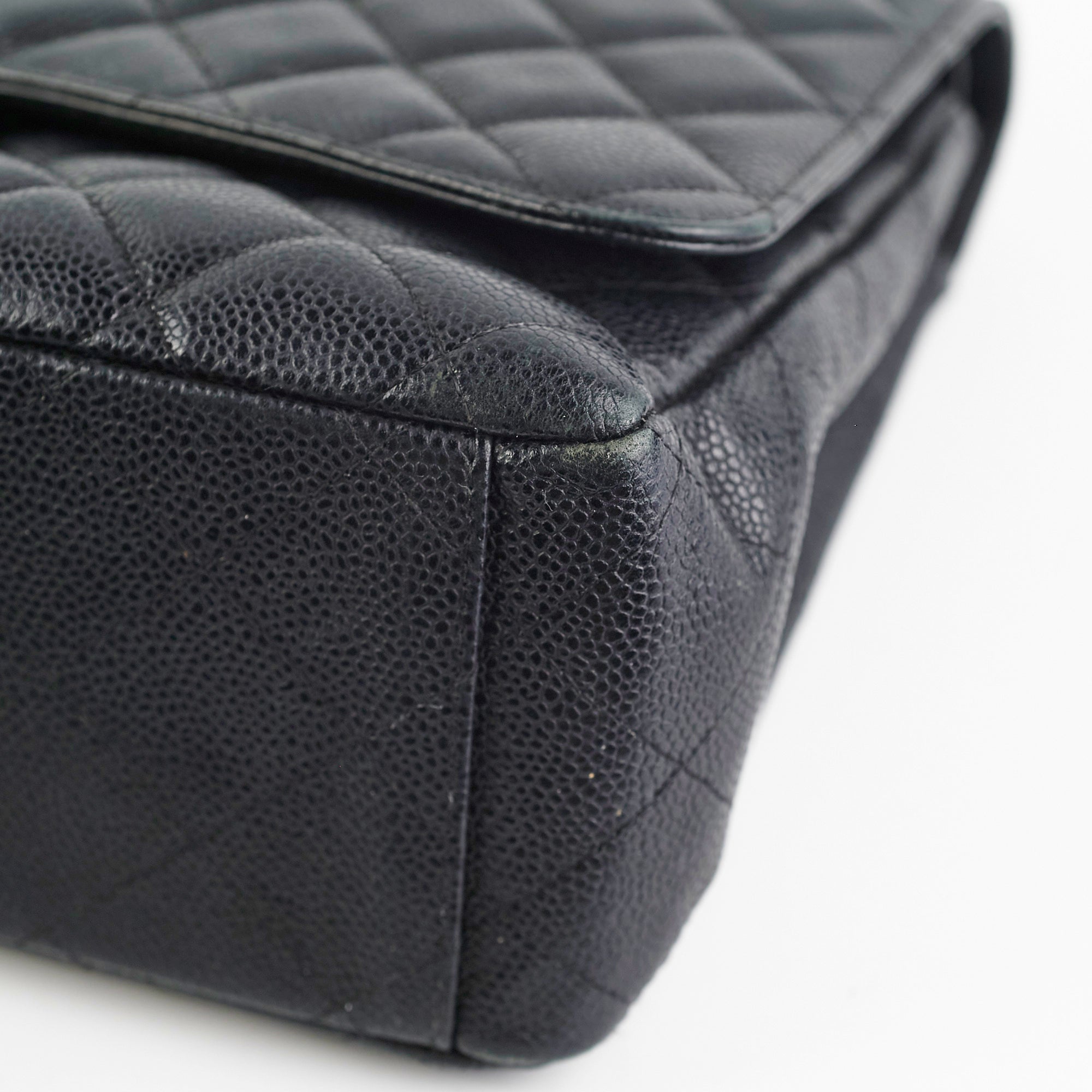 Chanel Maxi Jumbo Double Flap Bag in Black Caviar Leather - Luxury Designer Handbag for Women, Perfect for Work, Travel & Special Occasions