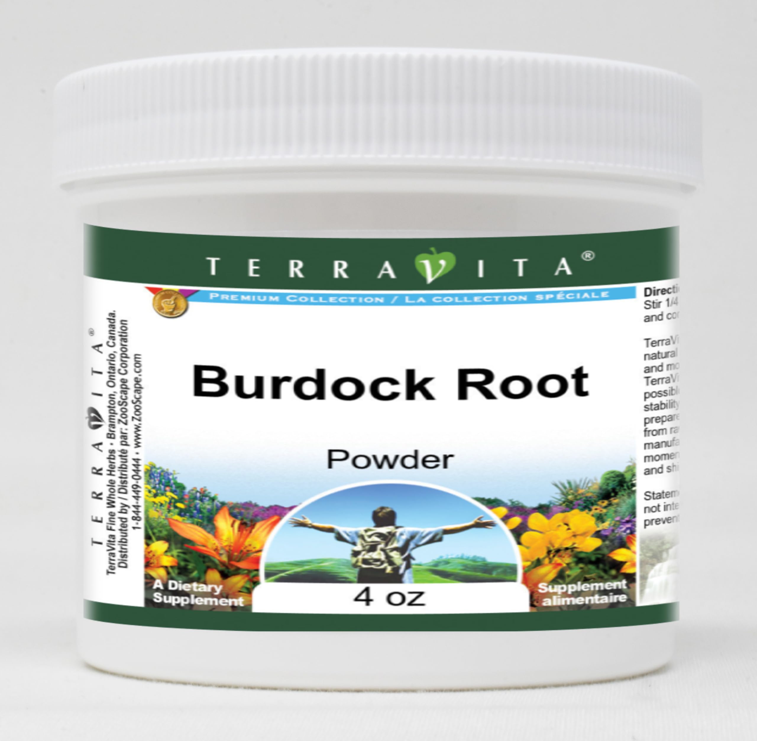Organic Burdock Root Powder 4 oz | Natural Detox & Skin Health Supplement | USDA Certified | Herbal Tea & Smoothie Booster