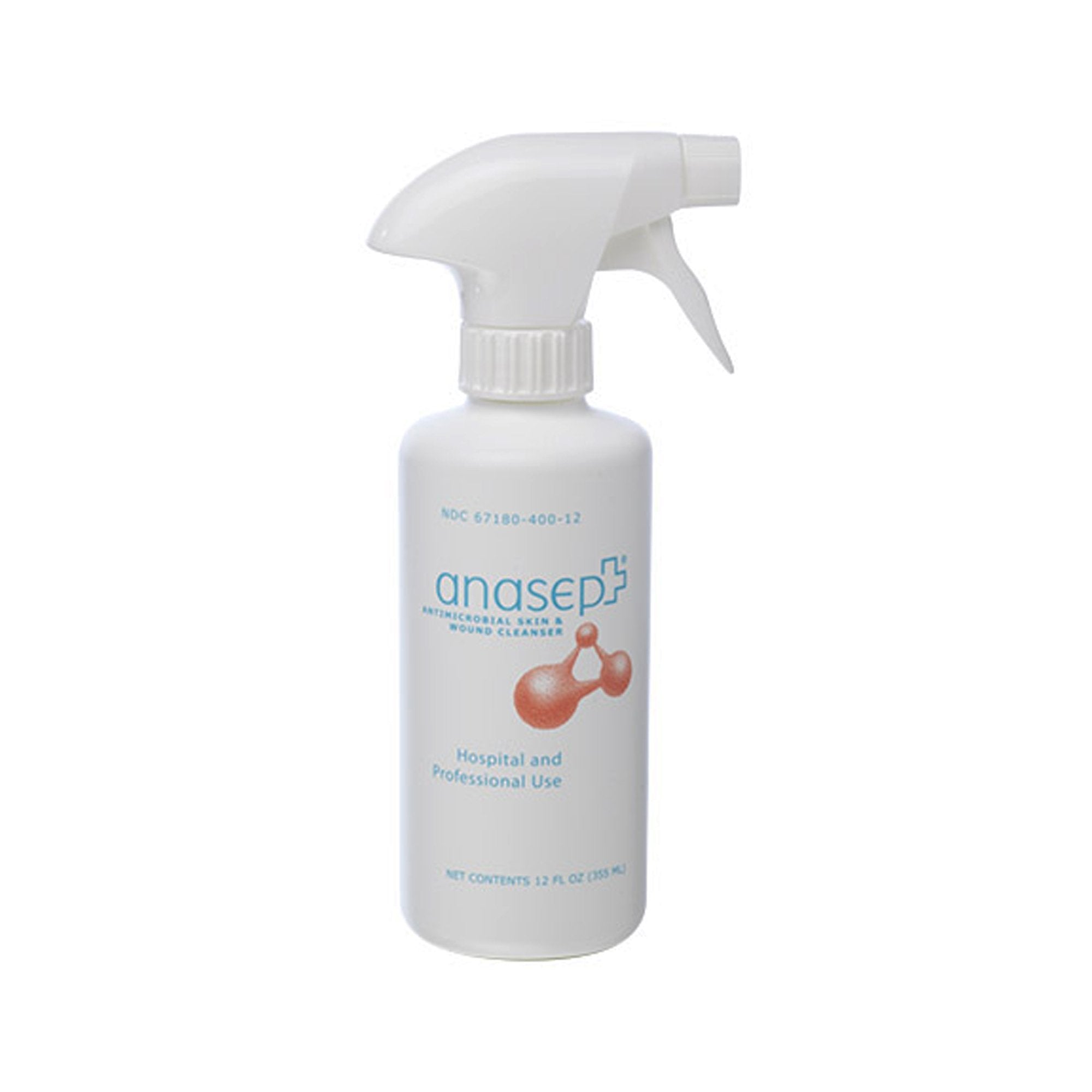 Anasept Wound Cleanser 12 oz Spray Bottle (Pack of 4) - First Aid Wound Care Solution for Cuts, Scrapes & Burns | Sterile Wound Wash for Home, Hospital & Emergency Kits