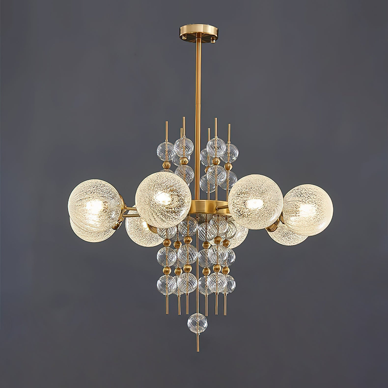 Calypso Chandelier - Elegant Crystal Ceiling Light Fixture for Dining Room, Bedroom & Living Room Decor | Modern Lighting for Home & Office