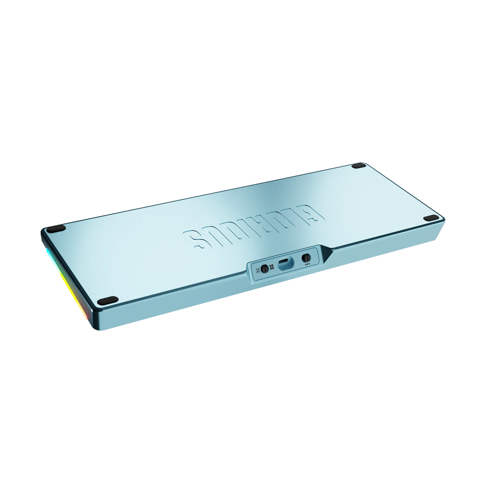 GMMK 3 65% Mechanical Keyboard Metal Bottom Case Arctic Blue - Perfect for Gaming, Typing & Office Work