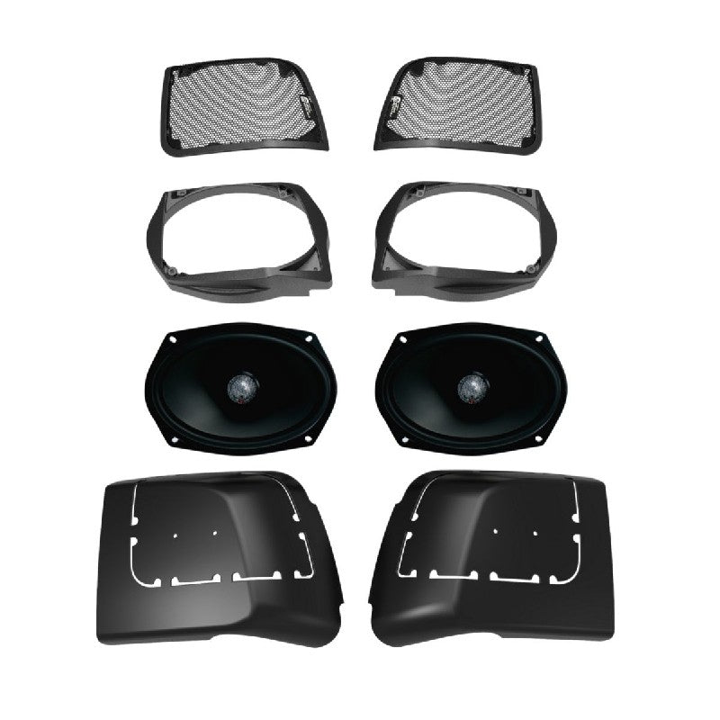 Cerwin Vega RPMST694LK 14+ Harley Davidson Cut in Lid Kit with ST69CX - Premium Motorcycle Audio Upgrade for Harley Davidson Bikes | Perfect for Road Trips & Custom Bike Builds