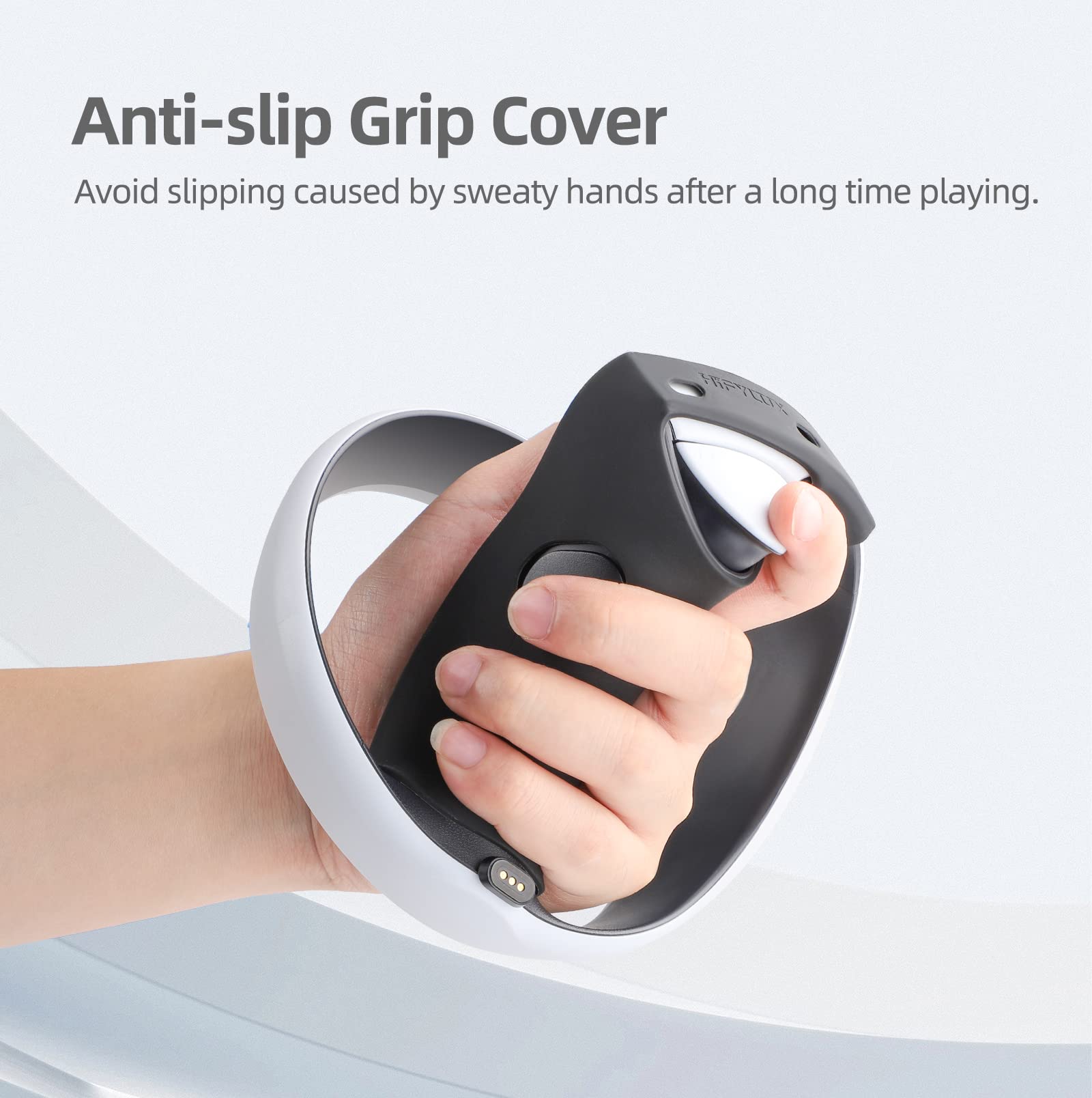 2023 PS VR2 Protective Headset Cover - Soft Silicone Grip Pad Replacement for Enhanced Comfort & Protection | Perfect for VR Gaming, Movie Watching & Long Play Sessions