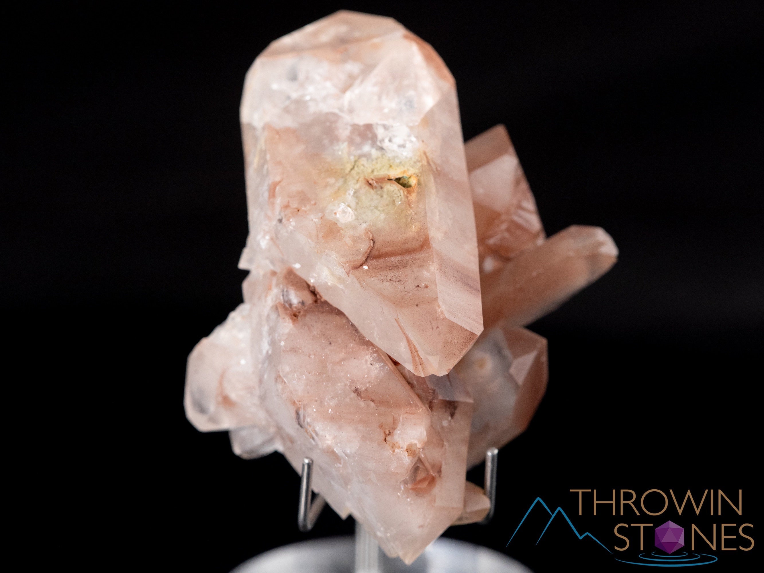 **MESSINA QUARTZ Raw Crystal with Hematite & Kaolinite – Natural Healing Stone, Housewarming Gift, Home Decor, Raw Crystals & Minerals (39208) – Perfect for Meditation, Feng Shui & Spiritual Healing**