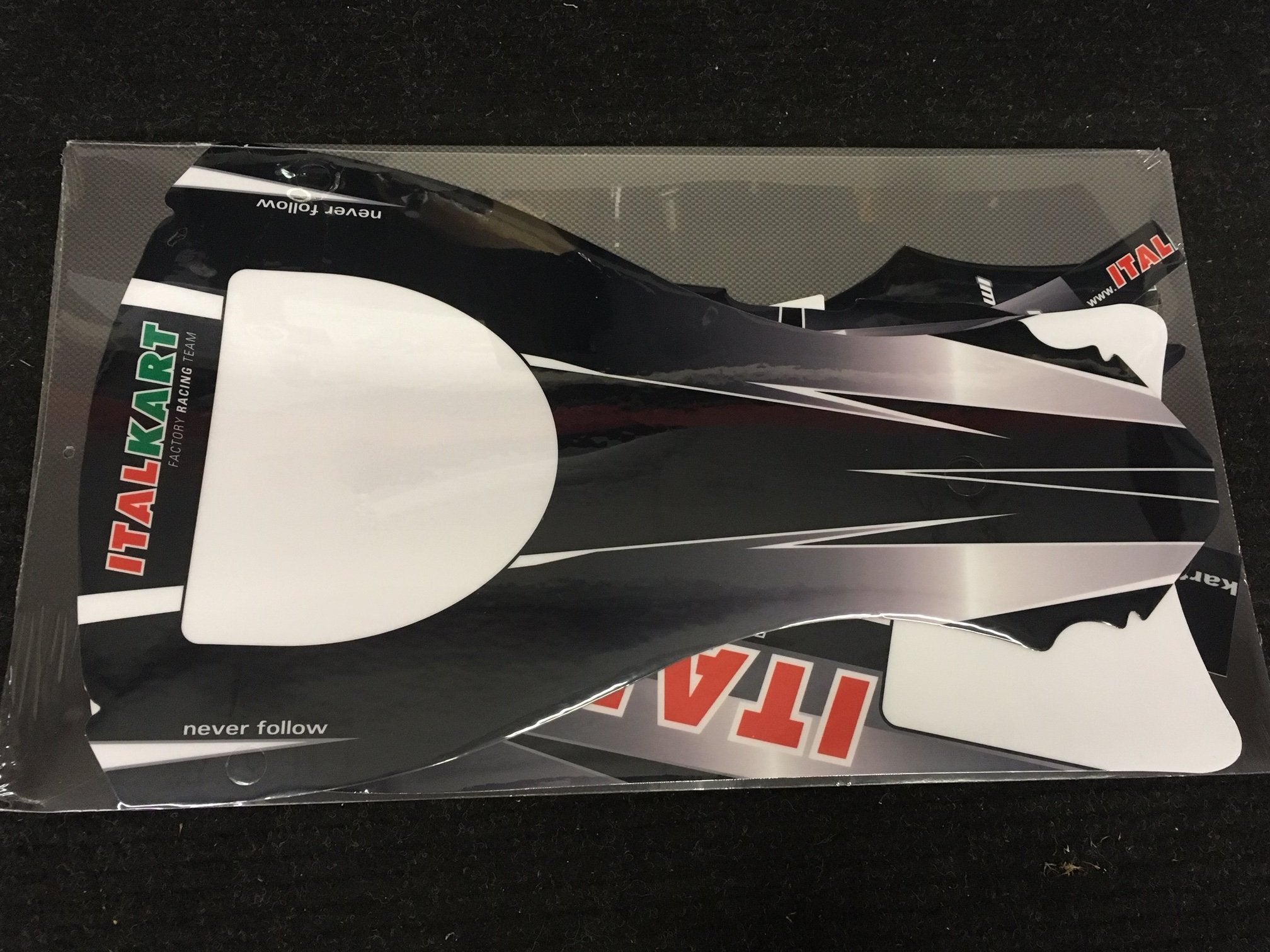 Italkart FP7 Complete Sticker Kit - Black & White Version | Custom Decals for Laptops, Phones & Gaming Gear | Personalize Your Devices with Premium Vinyl Stickers