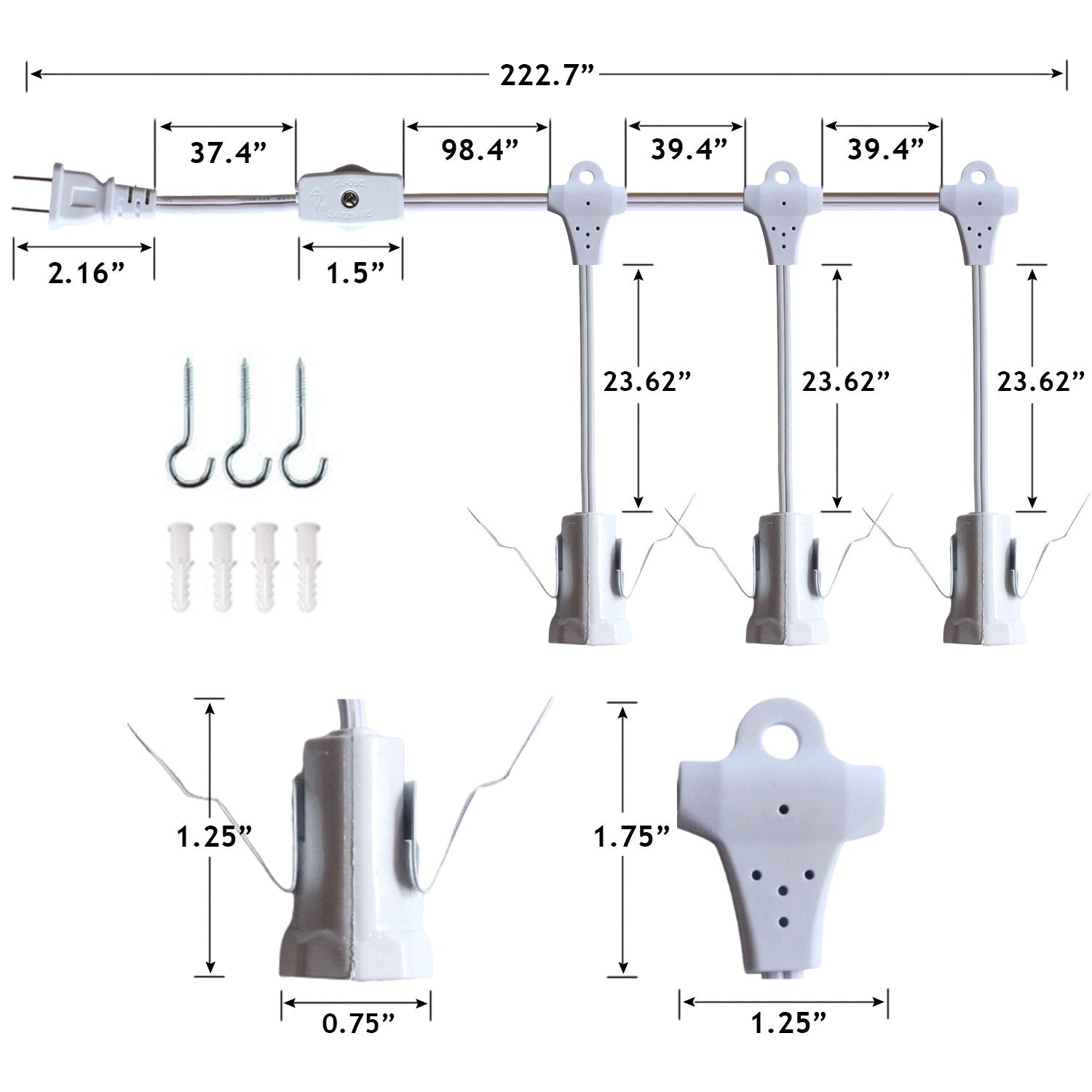 3-Pack White Solstice 24