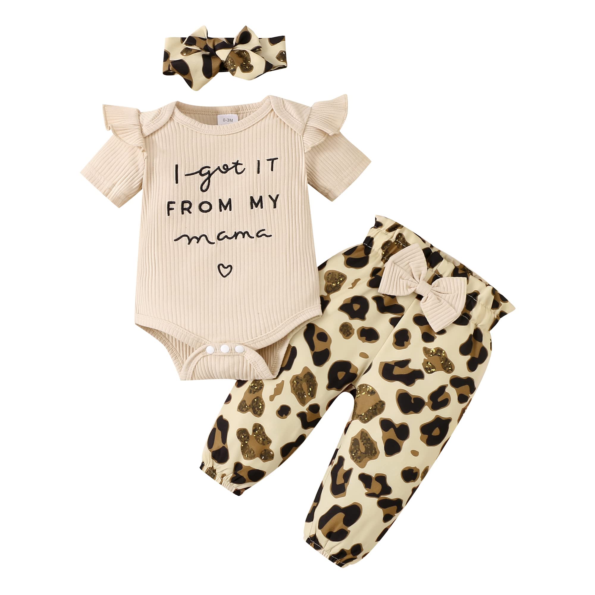 OLLUISNEO Newborn Baby Girl Clothes - Long Sleeve Floral Romper & Pant Set for Infant Girls | Fall Winter Outfits | Perfect for Family Photos, Holiday Gatherings & Daily Wear