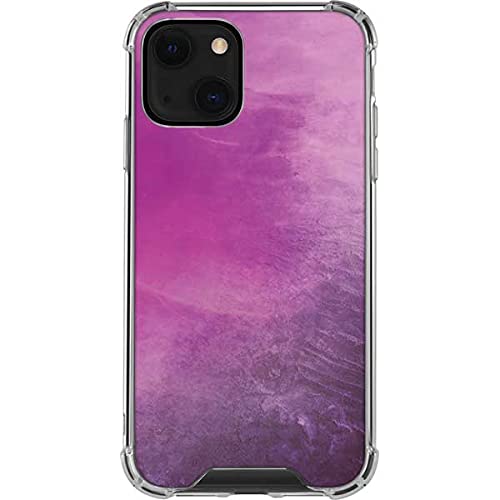 Skinit Clear Protective Phone Case for iPhone 13 Mini - Purple Space Marble Design | Scratch-Resistant Slim Fit Cover | Perfect for Everyday Use & Gift Giving