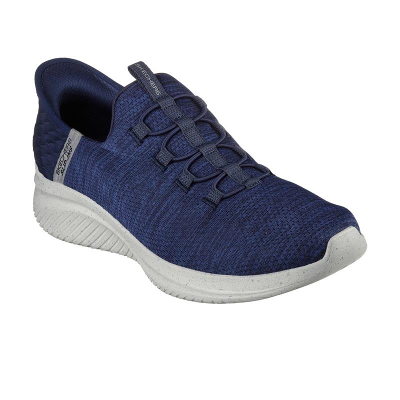 SLIP INS: ULTRA FLEX 3.0 Comfortable Slip-On Shoes for Men & Women - Navy Blue (232452/NVY) - Perfect for Walking, Travel and Casual Wear