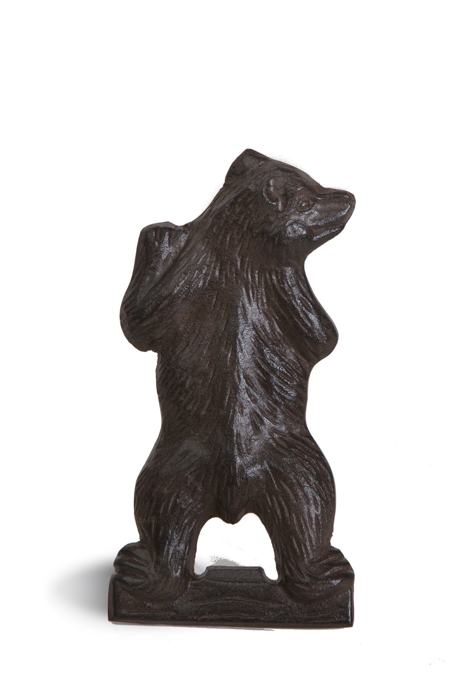 Heavy Duty Cast Iron Bear Shape Bottle Opener - Rustic Picnic & Camping Accessory for Outdoor Beer, Soda & Drink Bottles - Perfect for BBQs, Tailgating & Home Bar Use