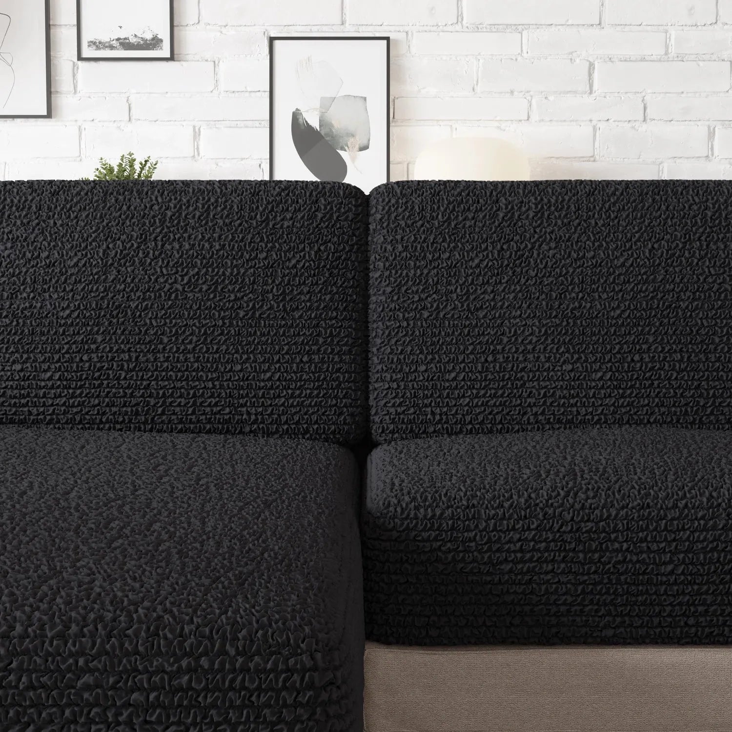 Premium Microfiber Chaise Lounge Seat Cushion Cover - Soft, Durable & Washable - Perfect for Living Room, Patio or Outdoor Furniture Protection