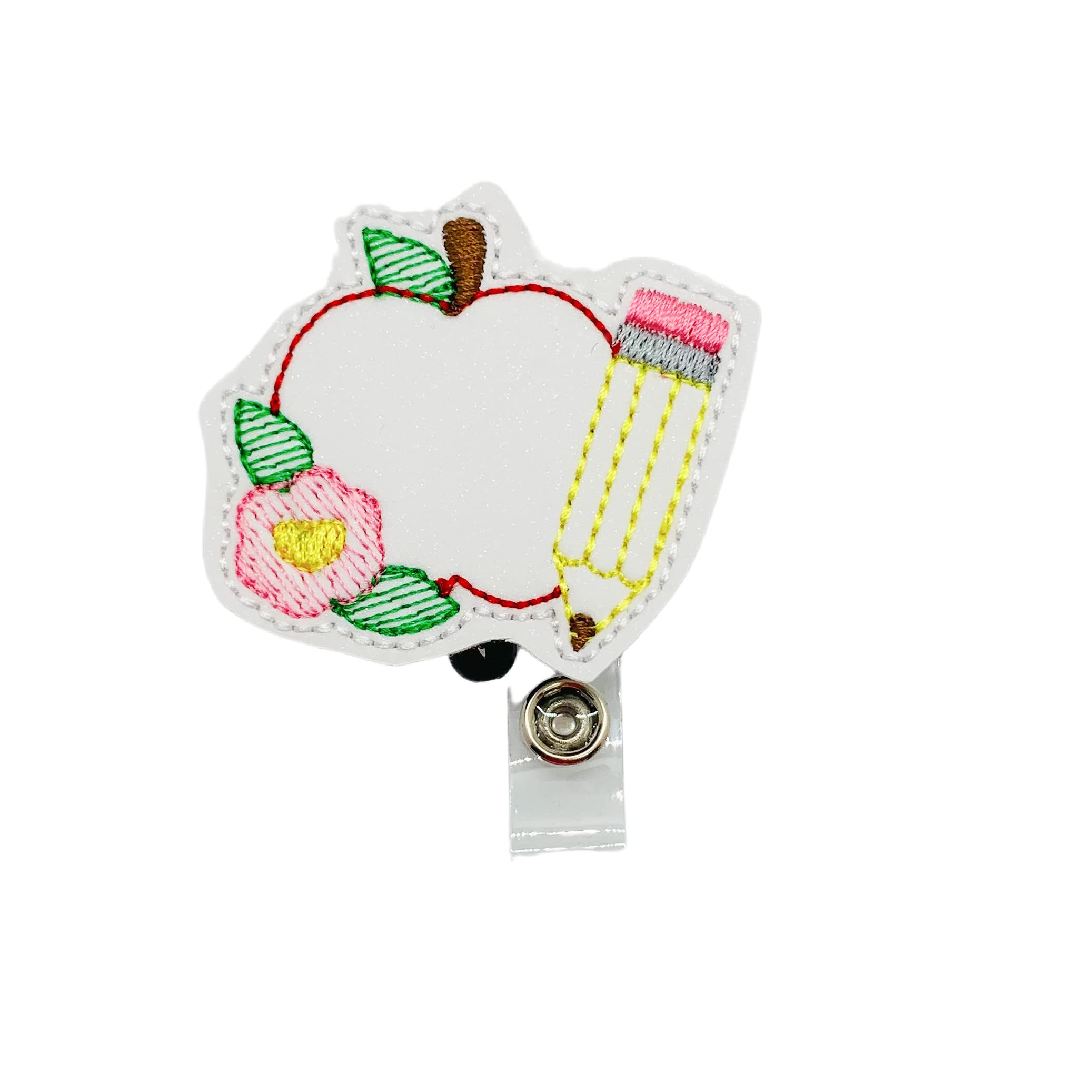 Love Teacher Badge Reel - ID Holder for Educators & School Staff