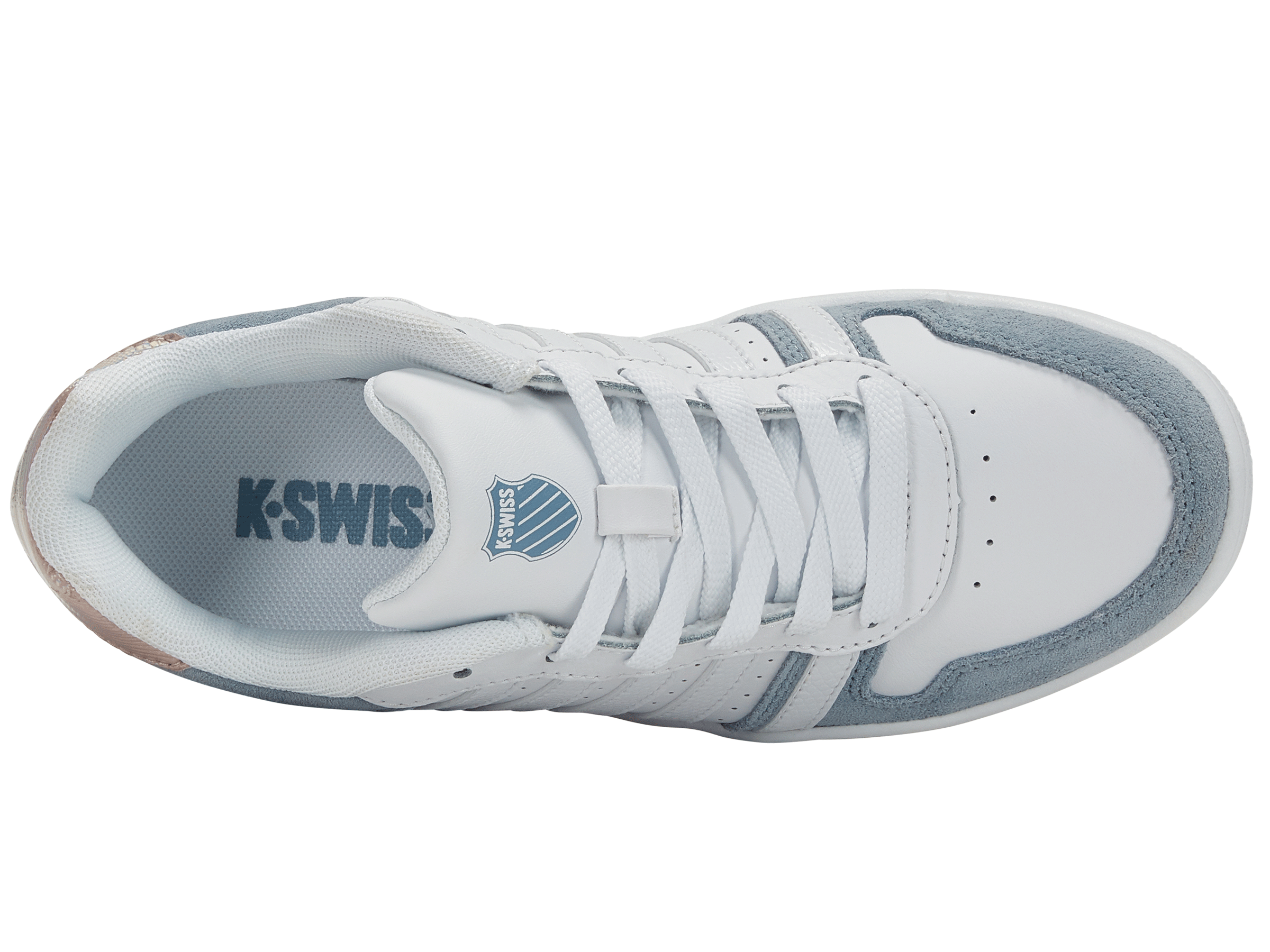 Nike Court Palisades Men's Tennis Shoes - White/Ashley Blue/Iridescent | Lightweight & Durable for Tennis, Casual Wear & Outdoor Activities