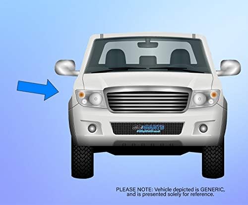 2002-2009 Dodge Ram 1500 Passenger Side Mirror Replacement - Right Outside Rear View Mirror CH1321409 - Perfect for 2003, 2004, 2005, 2006, 2007, 2008 Models - Easy Installation & Enhanced Visibility for Safe Driving