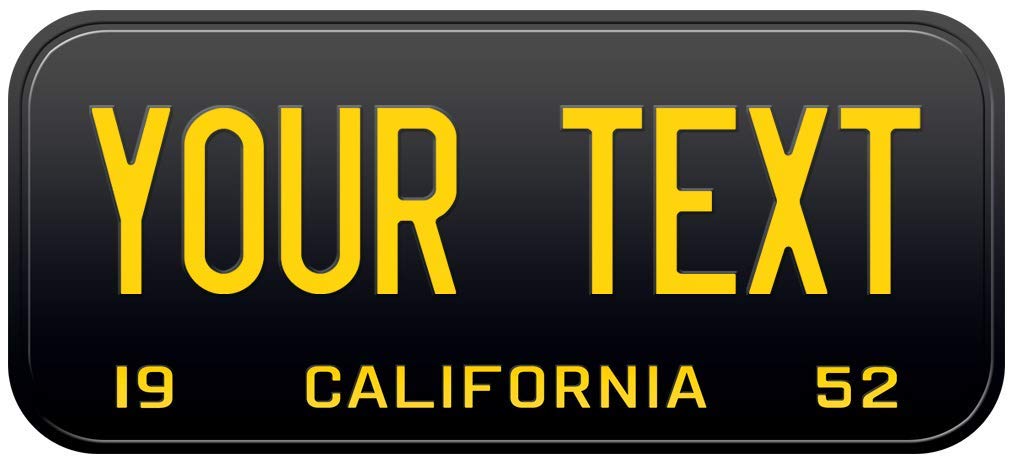 Vintage 1952 California License Plate - Authentic Retro US USA Metal Aluminum Embossed Number Plate for Classic Car Restoration, Garage Decor & Collectors