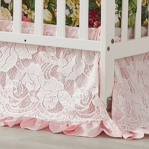 Blush Pink Lace Floral - Double Layer