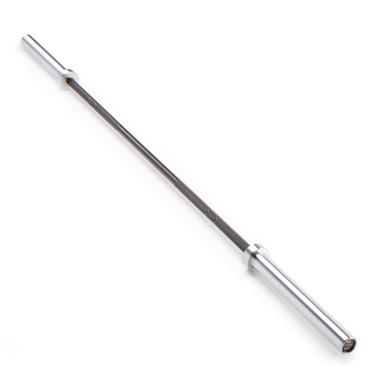 Black Chrome 45lb Olympic Barbell - SteelBody STB 1606BKC for Weightlifting & Strength Training | Home Gym & CrossFit Equipment