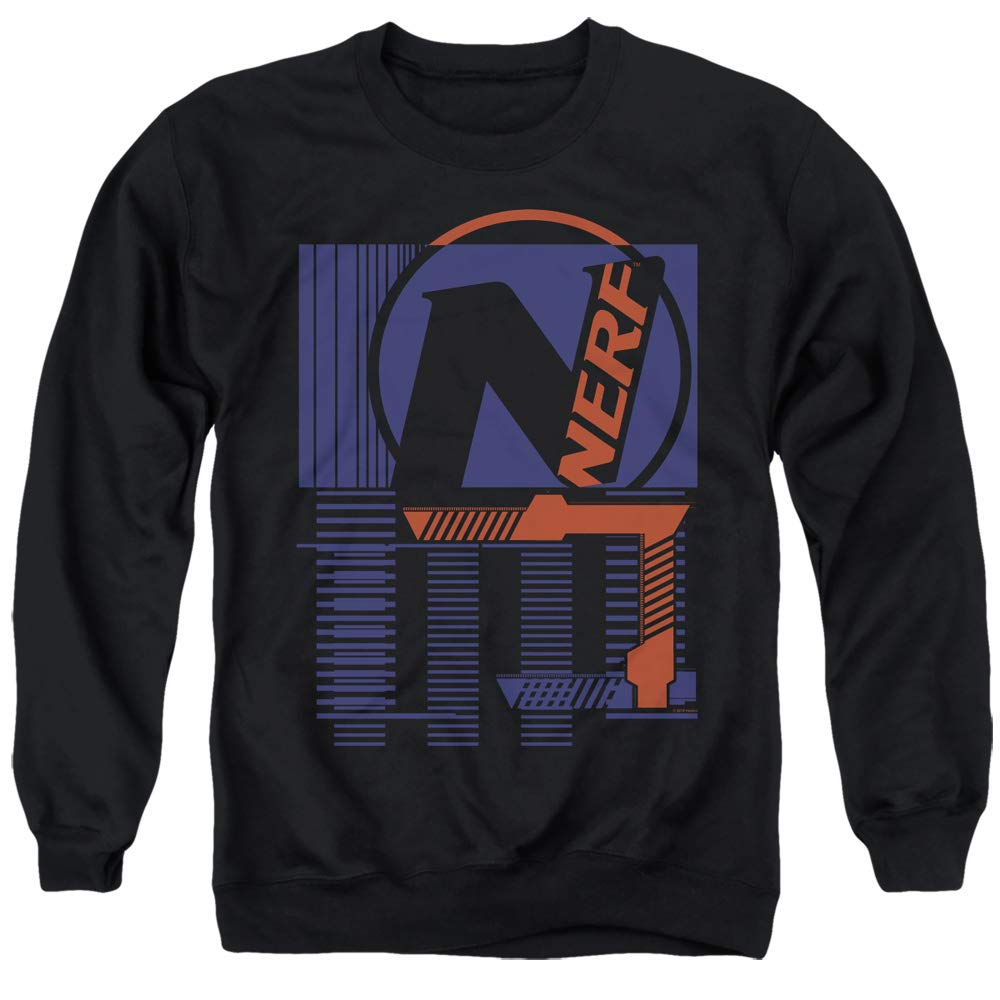 Nerf Grid Unisex Crewneck Sweatshirt for Men & Women | Comfortable Cotton Pullover Hoodie for Casual Wear, Gaming & Outdoor Activities