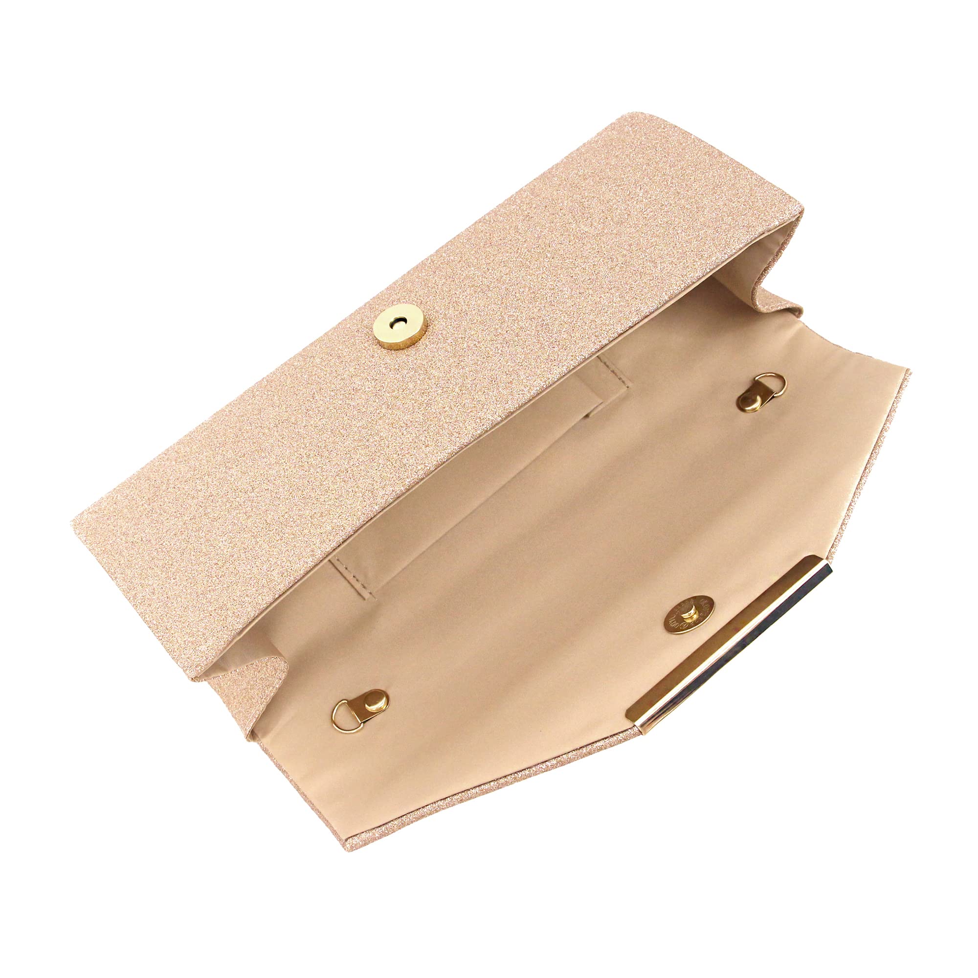 Naimo Women's Sparkle Paillette Clutch Bag - Elegant Evening Purse for Party, Cocktail, Wedding | Shimmering Envelope Wallet for Prom, Dinner Date, Gala & Special Occasions