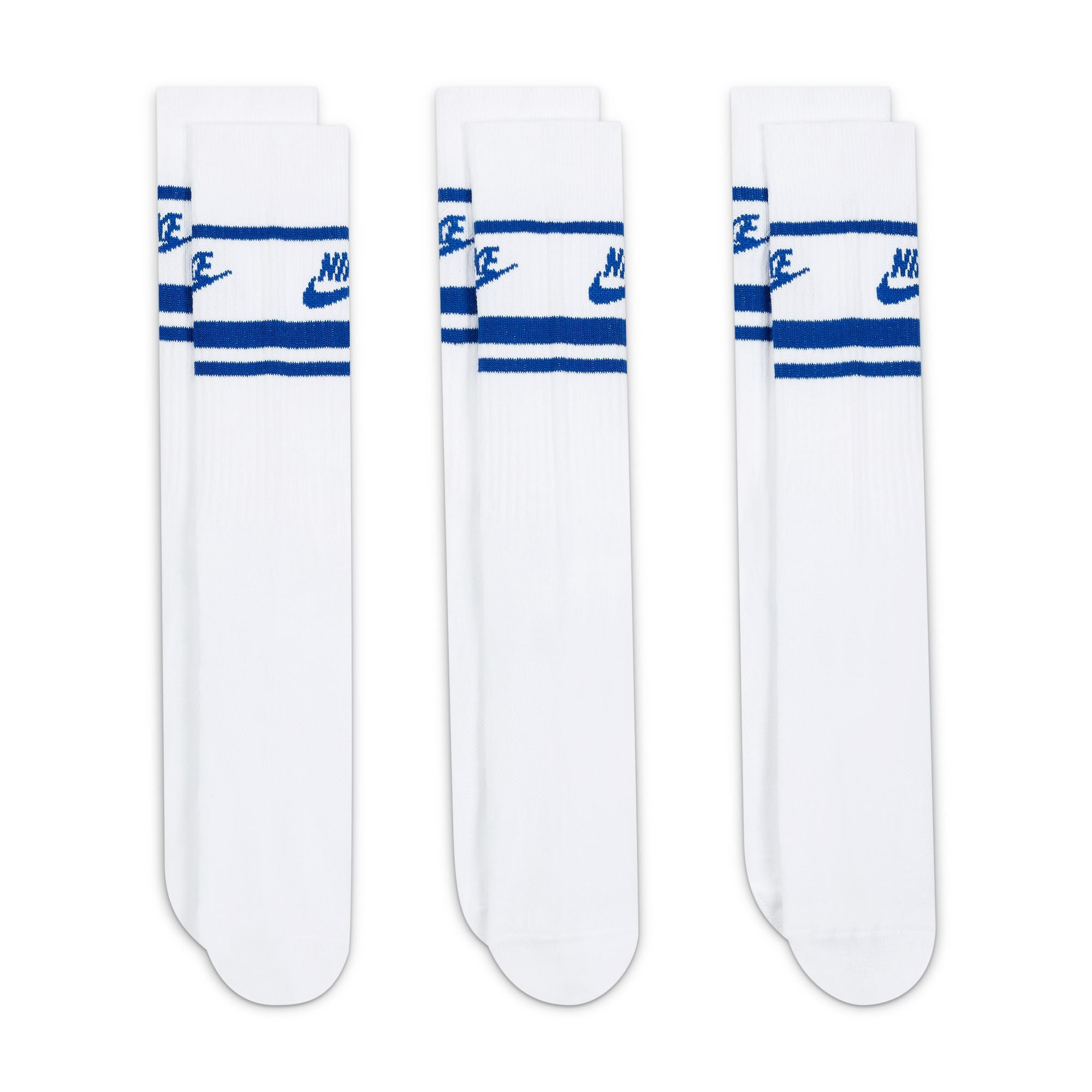 Nike Men's Dri-FIT 3-Pack Everyday Crew Socks - Moisture Wicking Athletic Socks for Running, Gym & Casual Wear