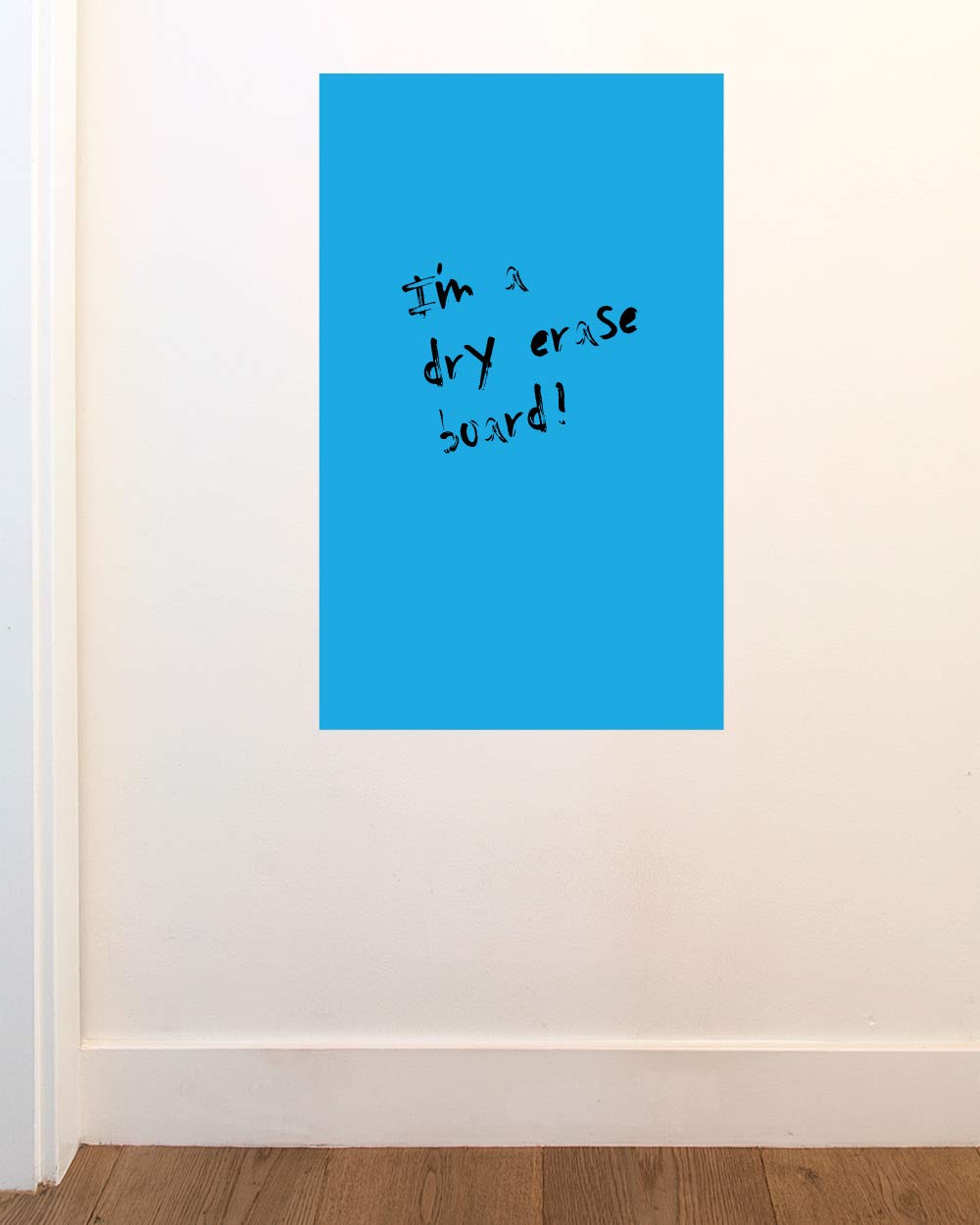 BLIK Surface Graphics Removable Dry Erase Wall Decal - Colorful Whiteboard Alternative 16x26 Inches - Perfect for Home Office, Classroom & Kids Room Decor (Aruba Design)