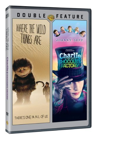 Where the Wild Things Are & Charlie and the Chocolate Factory DVD Set by Warner Home Video | Classic Family Movies for Kids, Movie Night & Birthday Gifts