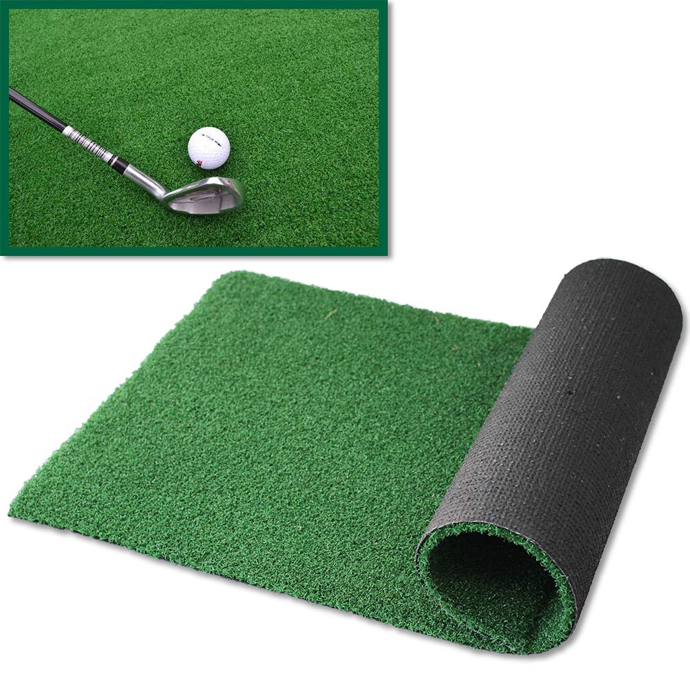 Premium Golf Putting Green & Hitting Mat - Professional Indoor/Outdoor Golf Training Mat for Home, Office & Backyard Practice