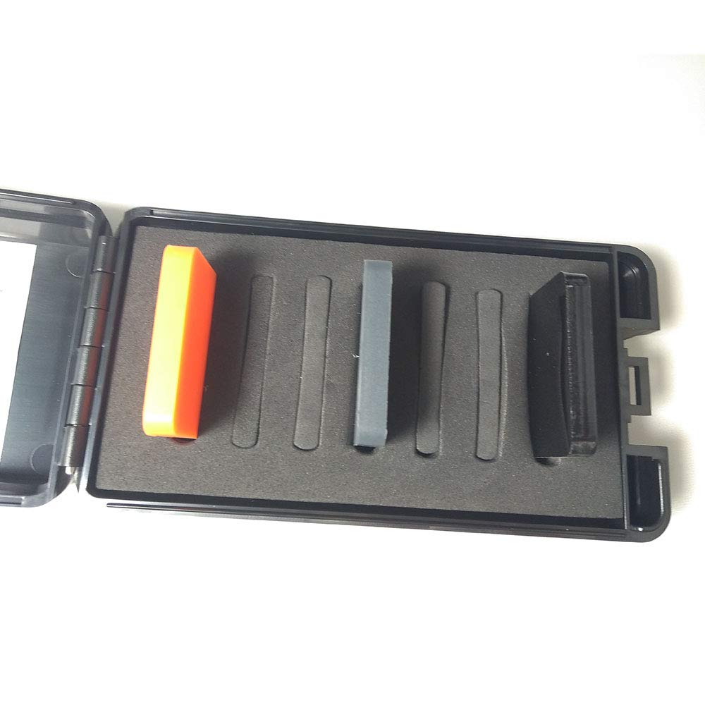 Shore D Durometer Hardness Tester Kit - ASTM D2240 Certified Hardness Test Blocks for Rubber, Plastic & Polymer Testing | Ideal for Quality Control Labs & Industrial Applications