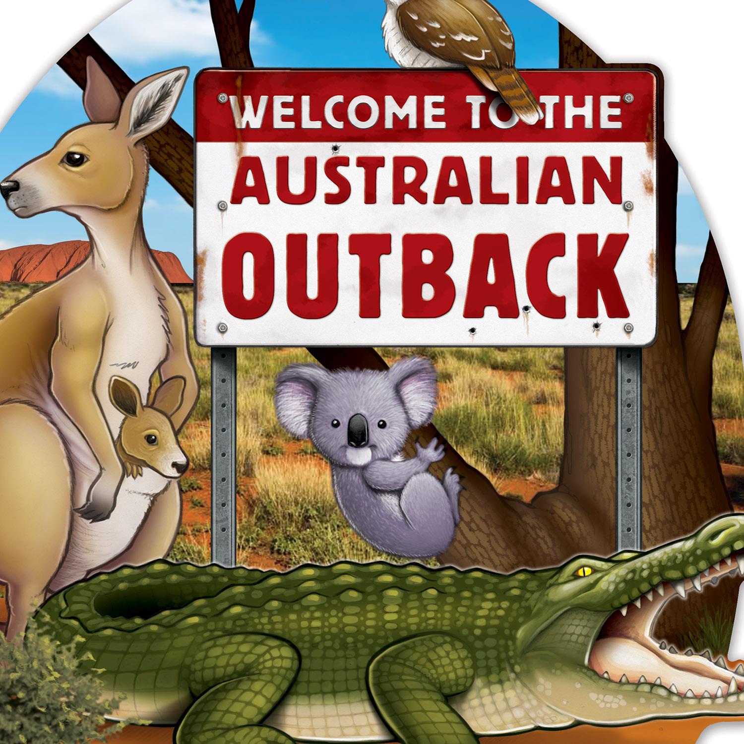 12 Pack Beistle Australian Themed Party Centerpieces - Perfect for Outback, Safari, and Australia Day Decorations