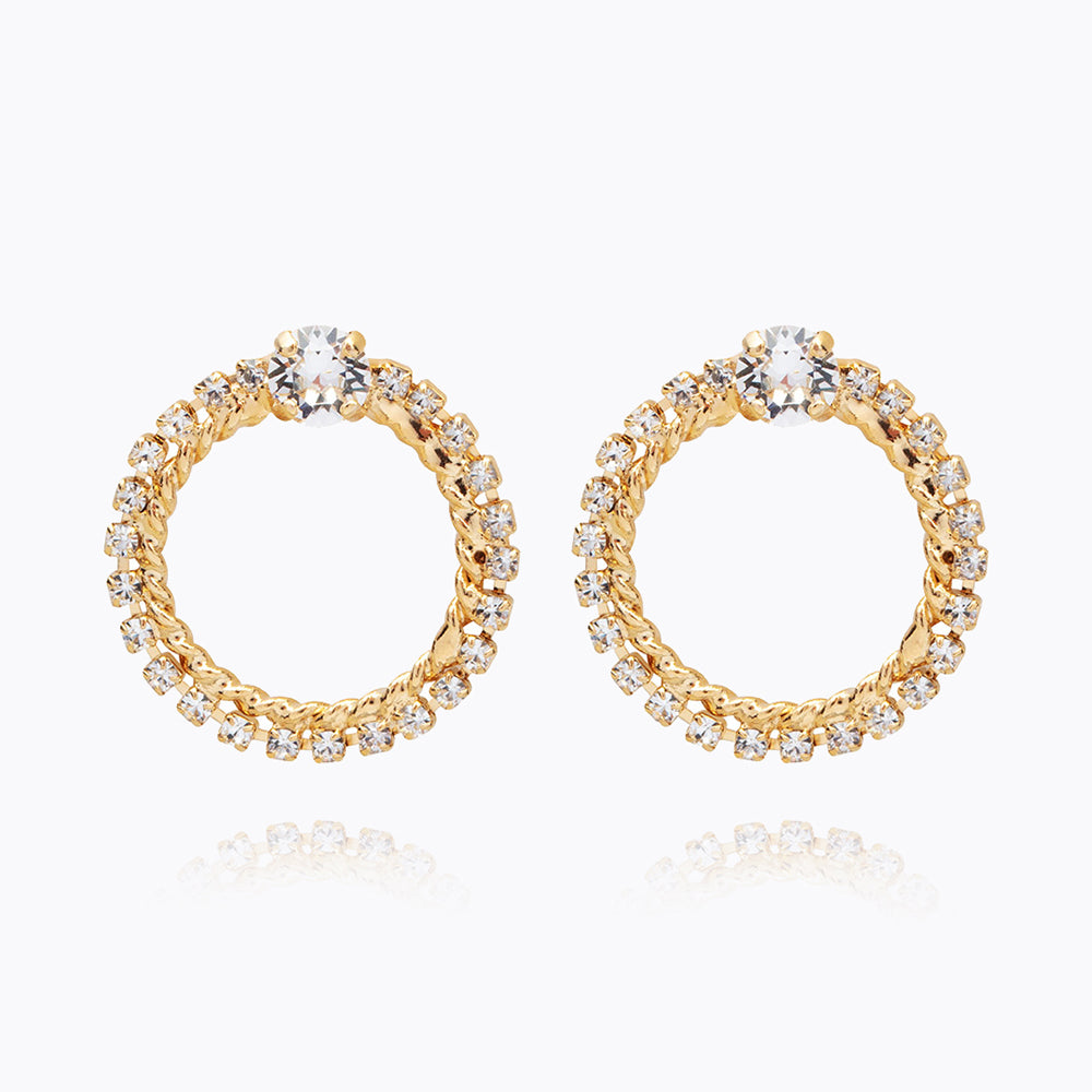 Endless Love Crystal Earrings for Women - Elegant Dangle Drop Jewelry for Valentine's Day, Anniversary & Romantic Date Night Gifts