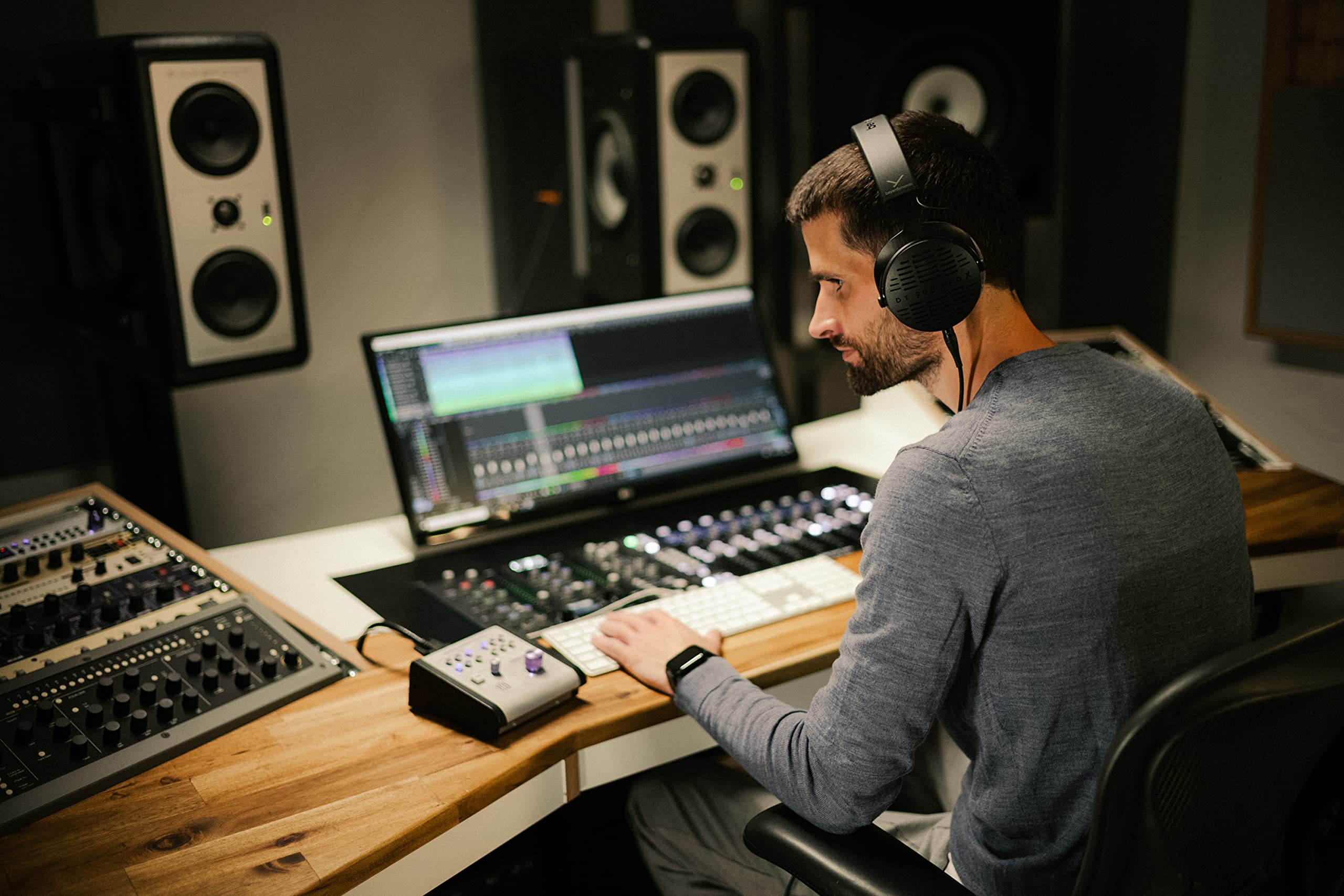 Beyerdynamic DT 900 PRO X Open-Back Studio Headphones with Stellar.45 Driver - Professional Mixing & Mastering Headphones for Music Producers, Audiophiles & Home Recording Studios