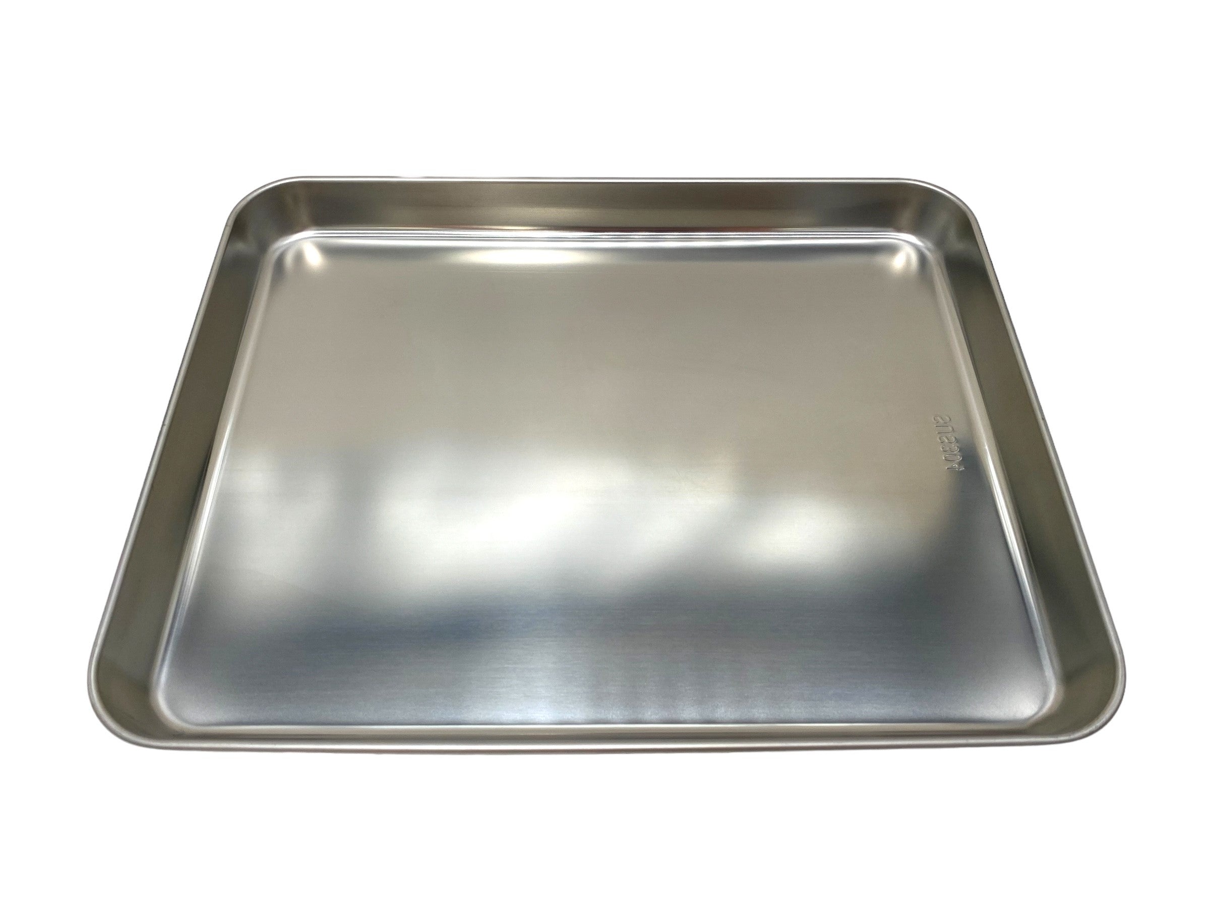 12.5x9.75x1 Inch Stainless Steel Rectangle Baking Pan - Perfect for Cakes, Brownies, Lasagna & Sheet Pan Meals