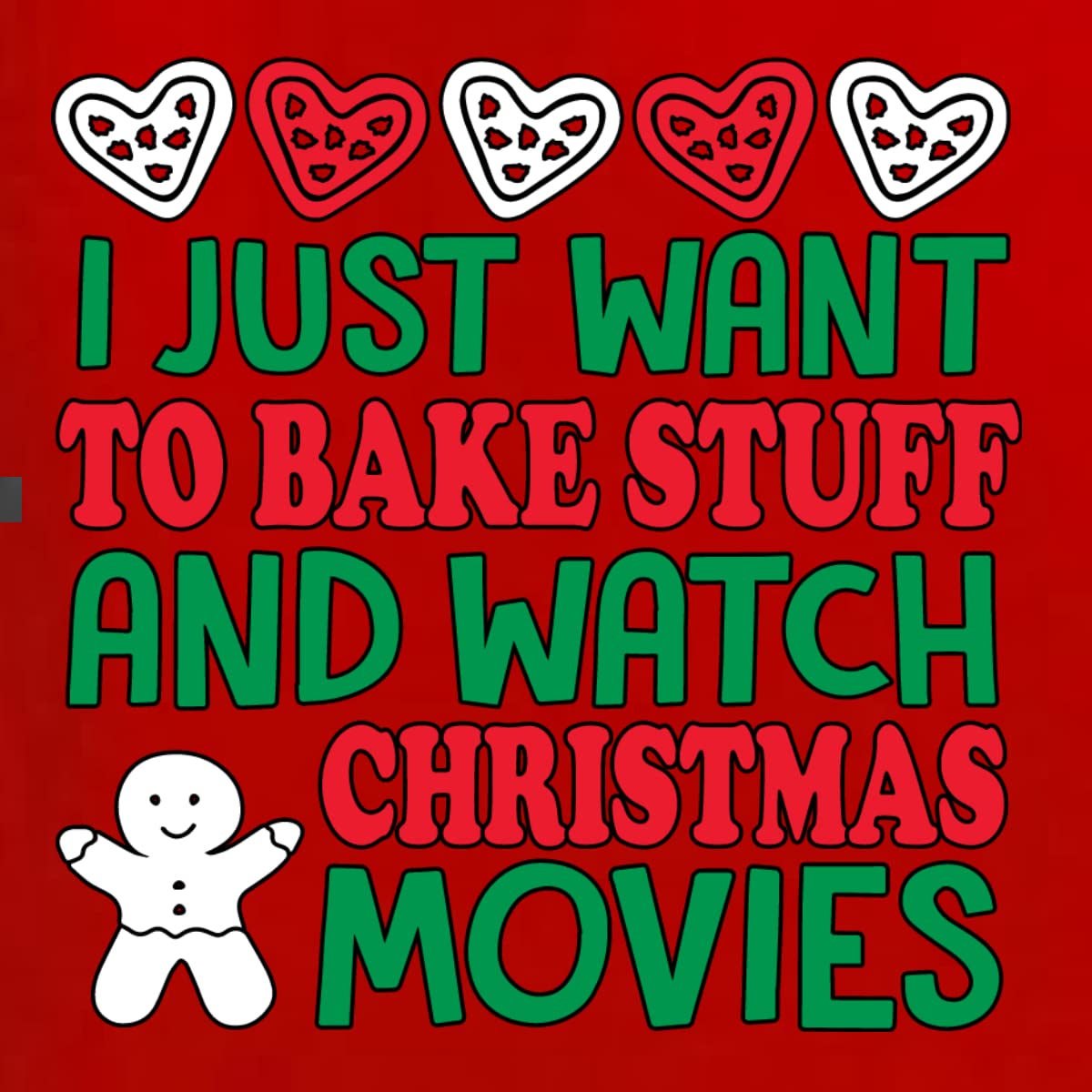 Funny Christmas Baking Graphic Tank Top for Men - Perfect for Holiday Baking & Watching Christmas Movies