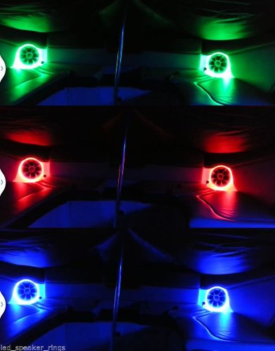 Blast LED JL M650 LED Speaker Light Ring - 2 Pack for DJ Parties, Stage Performances & Home Entertainment Lighting